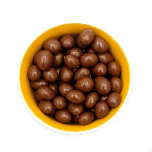 Almendras bañadas con chocolate de leche