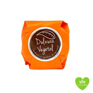 Alfajor vegano Dulzura Vegetal naranja