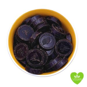 Monedas de chocolate 60% cacao sin azúcar